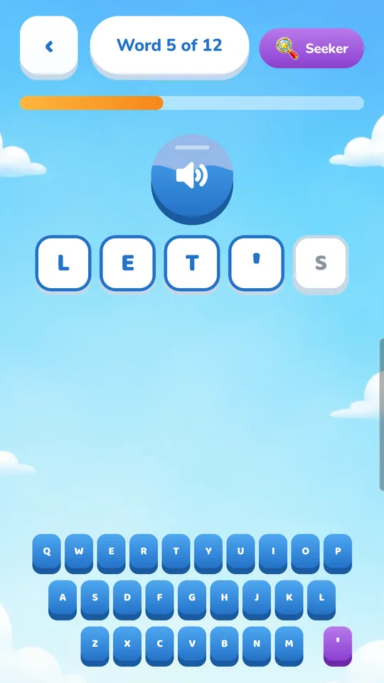 Seeker: type it on a big, friendly keyboard